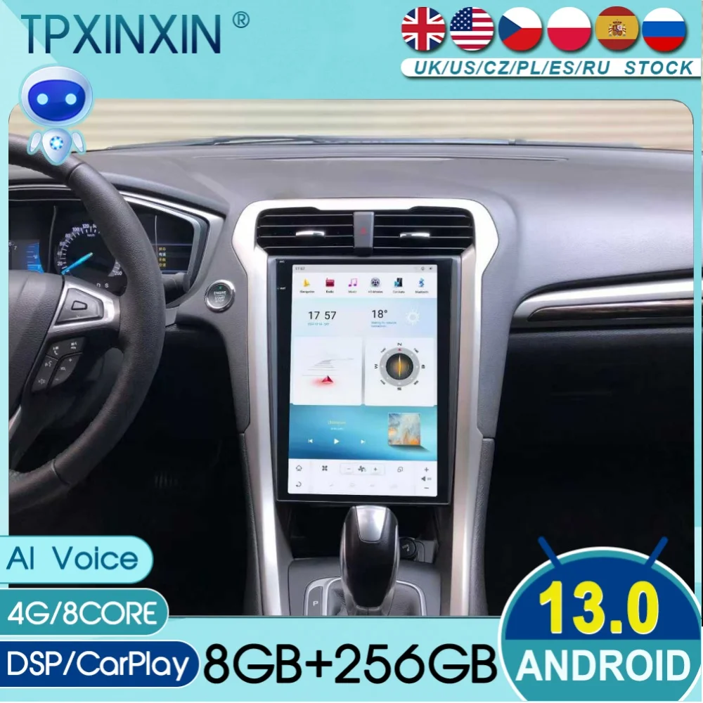 For Ford Mondeo Fusion 2013~2019 Android Carplay Car Radio Stereo Automotive Multimedia Player GPS 4G BT WIFI SWC Head Unit
For Ford Mondeo Fusion 2013~2019 Android Carplay Car Radio Stereo Automotive Multimedia Player GPS 4G BT WIFI SWC Head Unit