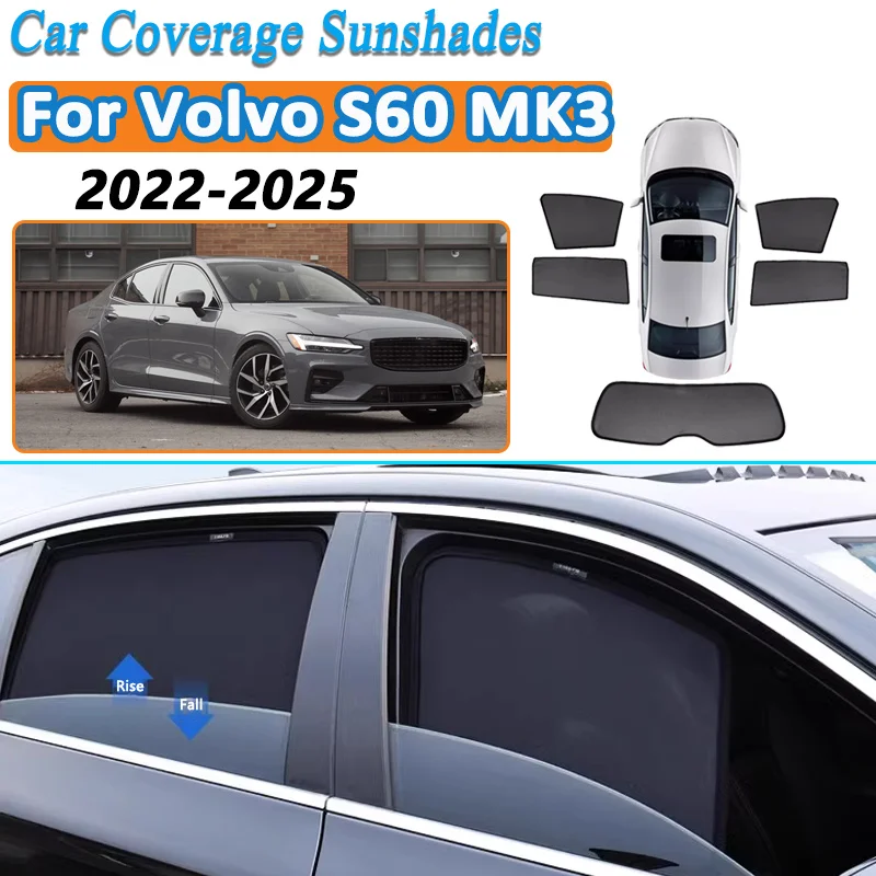 Для Volvo S60 MK3 B4 B5 2022-2025: Сетчатые солнцезащитные шторки на окна, магнитные шторки для конфиденциальности, защита от комаров, автоаксессуары
Для Volvo S60 MK3 B4 B5 2022-2025: Сетчатые солнцезащитные шторки на окна, магнитные шторки для конфиденциальности, защита от комаров, автоаксессуары