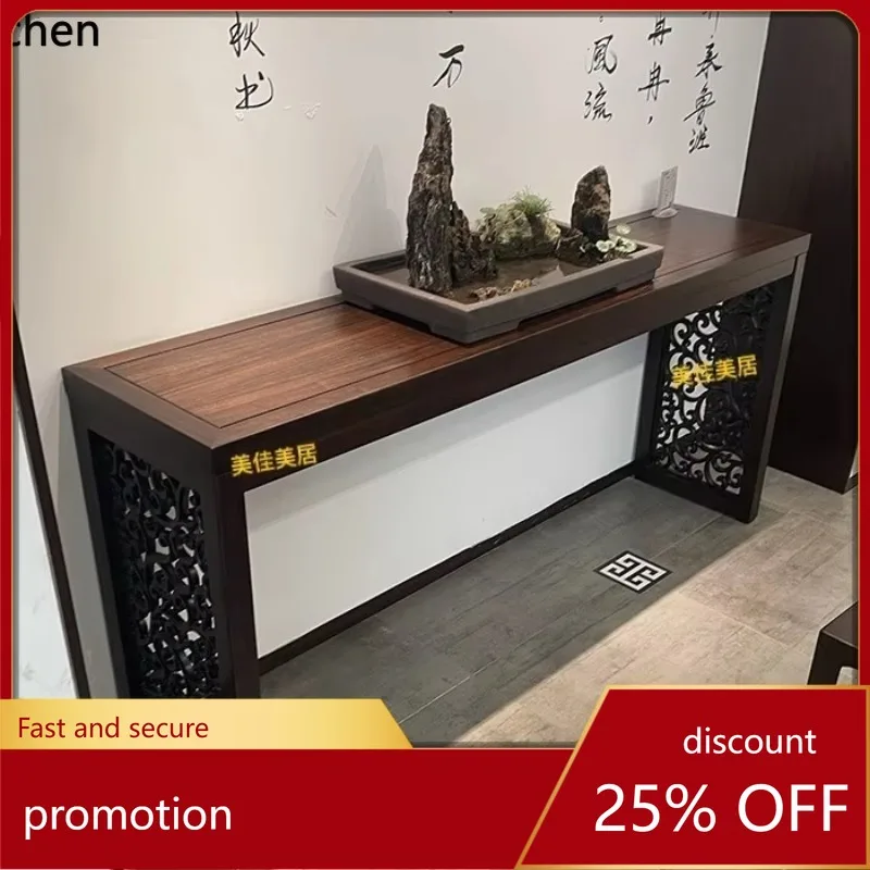 CZ Solid Wood Entryway Table Entrance Console Living Room Zen Decorative Sideboard
CZ Solid Wood Entryway Table Entrance Console Living Room Zen Decorative Sideboard