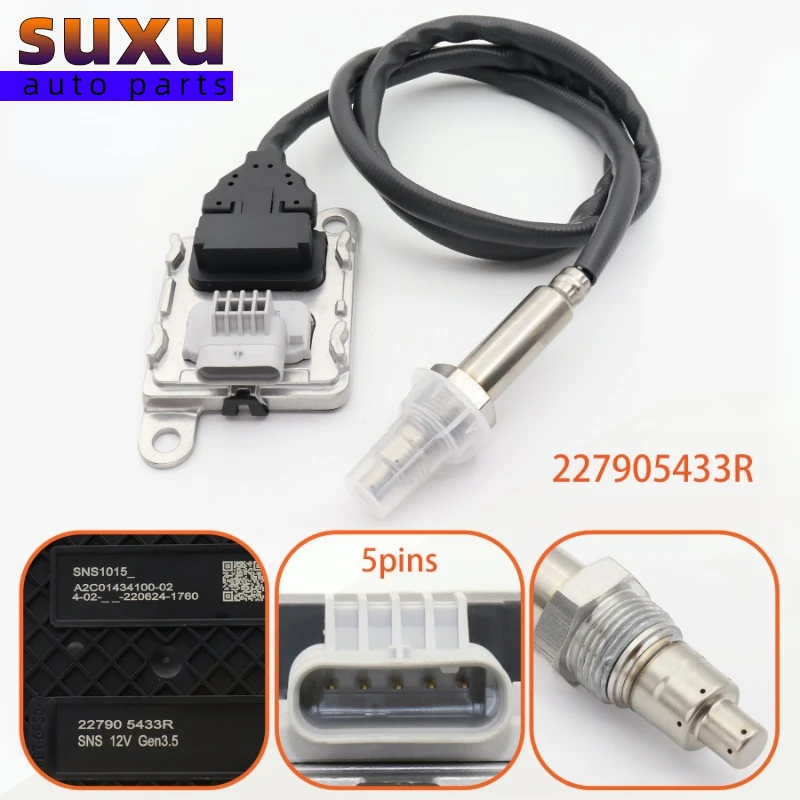 Nitrogen Oxide SNS1015 NOX SENSOR 5WK96748 227905433R for Renault Trafic II Opel Vivaro OEM 5WK96748 227905433R
Nitrogen Oxide SNS1015 NOX SENSOR 5WK96748 227905433R for Renault Trafic II Opel Vivaro OEM 5WK96748 227905433R