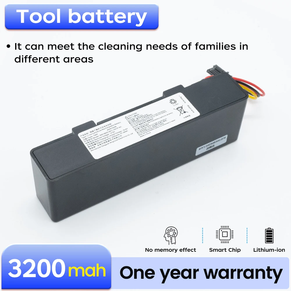 SD-Xiaomi Sweeping Robot SYTJ02YM - VIOMI MVVC01-G Battery for Xiaomi Mijia Sweeping Mopping Robot - Fit Mi Vacuum-Mop Model
SD-Xiaomi Sweeping Robot SYTJ02YM - VIOMI MVVC01-G Battery for Xiaomi Mijia Sweeping Mopping Robot - Fit Mi Vacuum-Mop Model