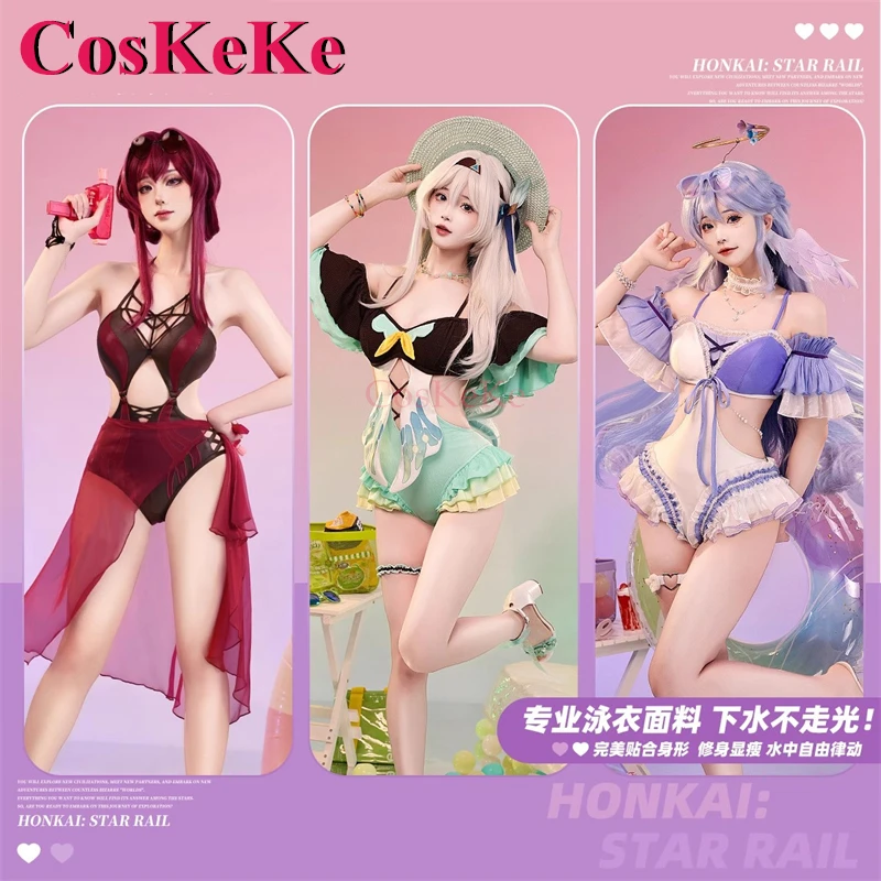 CosKeKe Firefly/Robin/Kafka Game Honkai: Star Rail Cosplay Costumes Gorgeous Sweet Summer Date Swimsuit Beach Swimming Party New
CosKeKe Firefly/Robin/Kafka Game Honkai: Star Rail Cosplay Costumes Gorgeous Sweet Summer Date Swimsuit Beach Swimming Party New