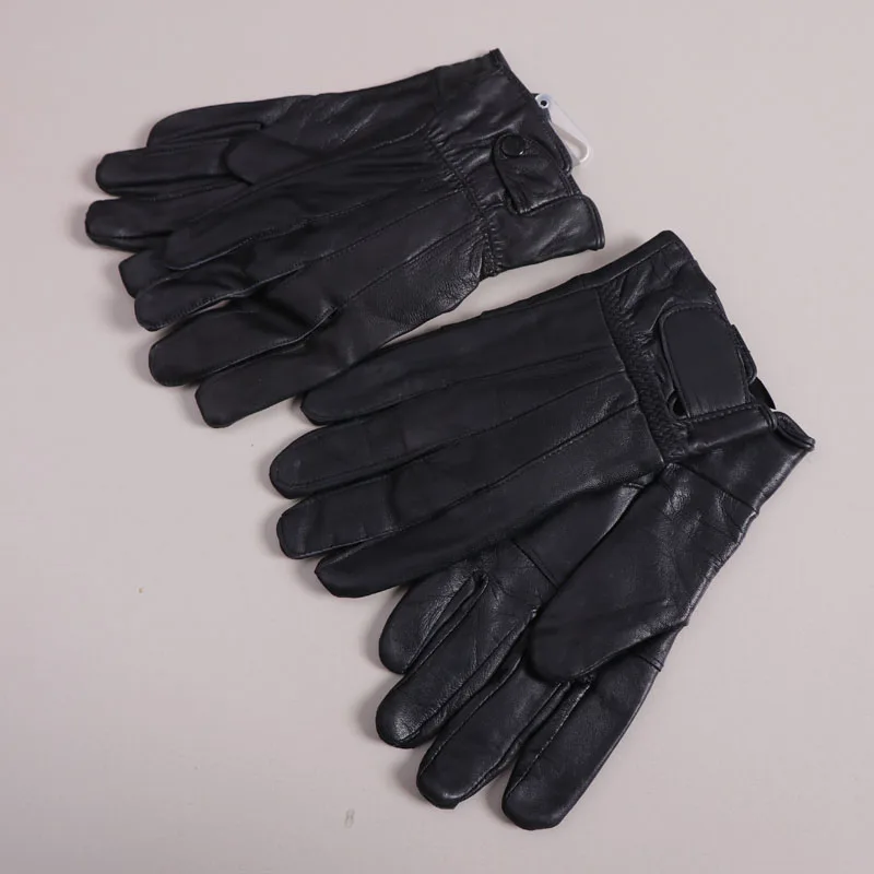Thickened Thin Fleece Leather Gloves Men's Winter Cycling Outdoor Warm Fashionable Sheepskin Gloves with Wool Inner
Thickened Thin Fleece Leather Gloves Men's Winter Cycling Outdoor Warm Fashionable Sheepskin Gloves with Wool Inner