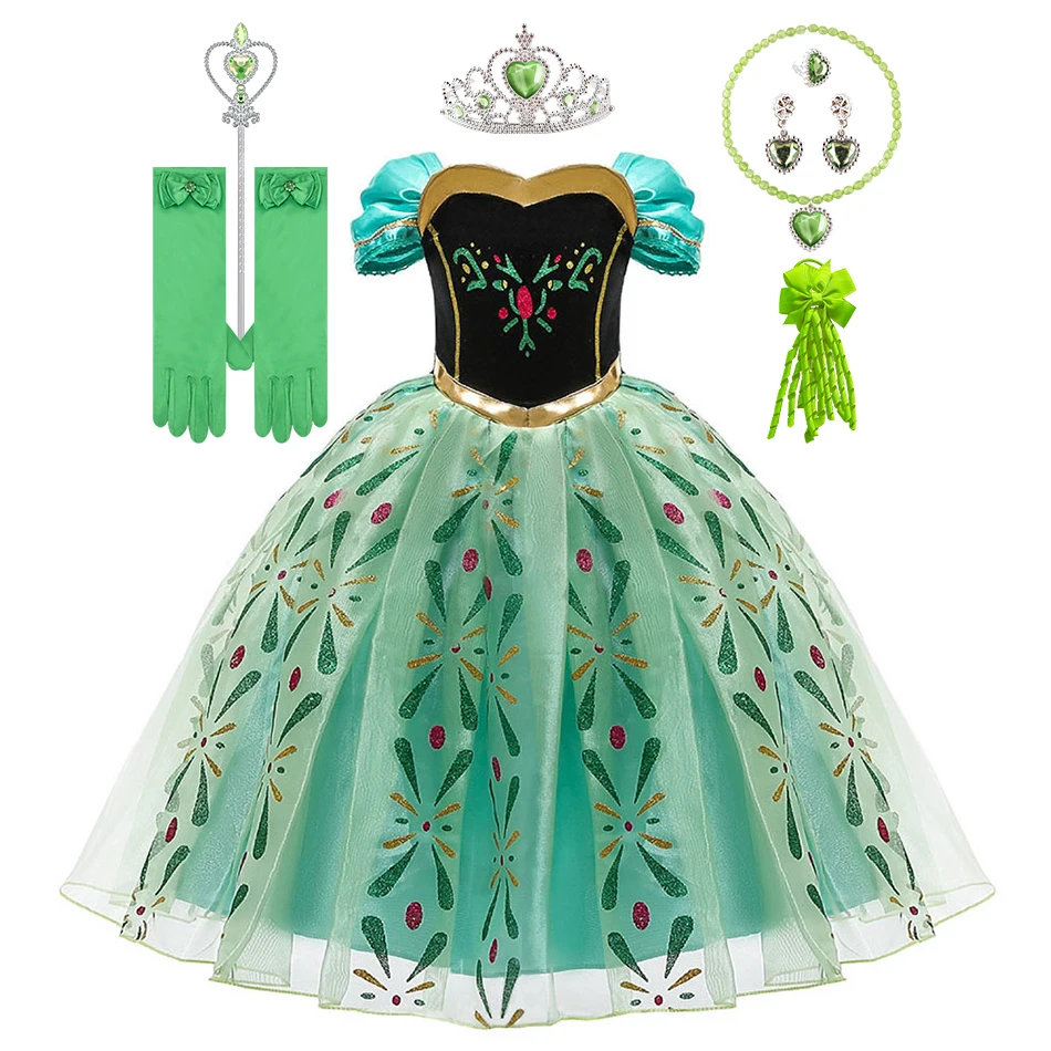 Girl Little Anna Princess Cosplay Dresses Clothes Child Christmas Carnival Birthday Ball Gown Halloween Costumes Kids Anna Dress
Girl Little Anna Princess Cosplay Dresses Clothes Child Christmas Carnival Birthday Ball Gown Halloween Costumes Kids Anna Dress