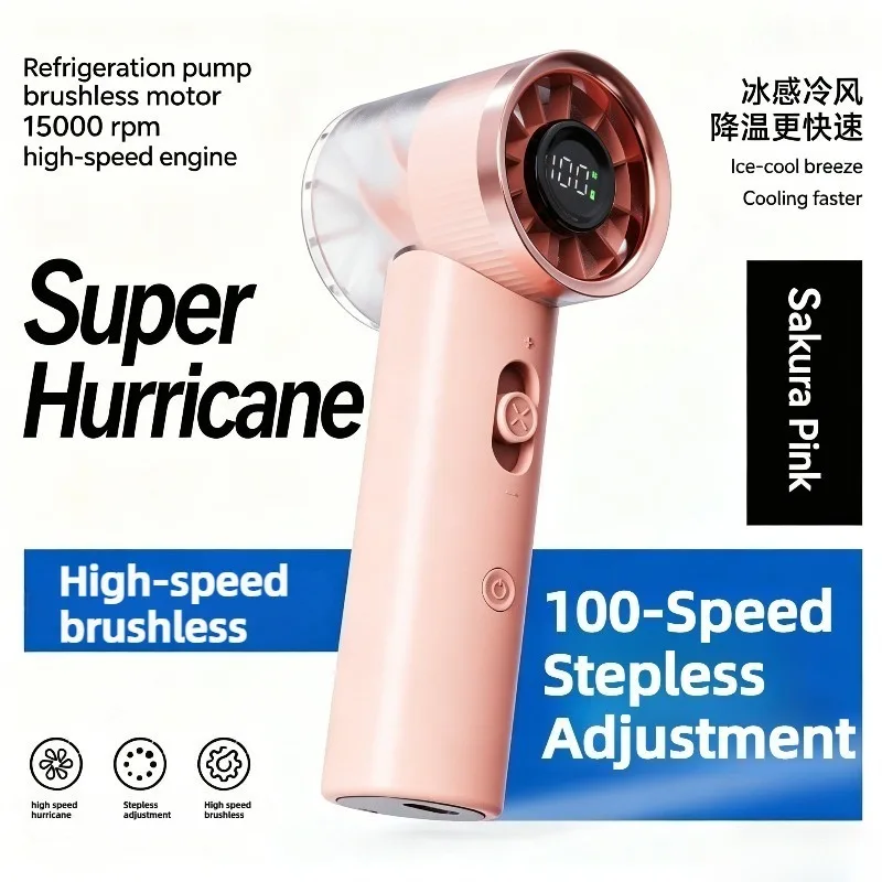 Outdoor Portable Handheld Mini Fan USB Charging Ice Feel Cooler Fan Brushless Motor Strong Wind Travel Camping Pocket Fan
Outdoor Portable Handheld Mini Fan USB Charging Ice Feel Cooler Fan Brushless Motor Strong Wind Travel Camping Pocket Fan