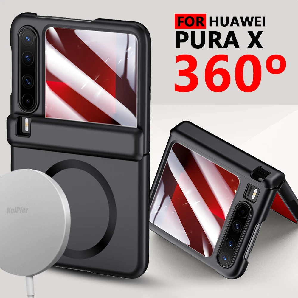PURAX Glass Screen Protector Strong Magnetic Skin-friendly Feel Case For Huawei Pura X 5G Slim Protective Matte Cover
PURAX Glass Screen Protector Strong Magnetic Skin-friendly Feel Case For Huawei Pura X 5G Slim Protective Matte Cover