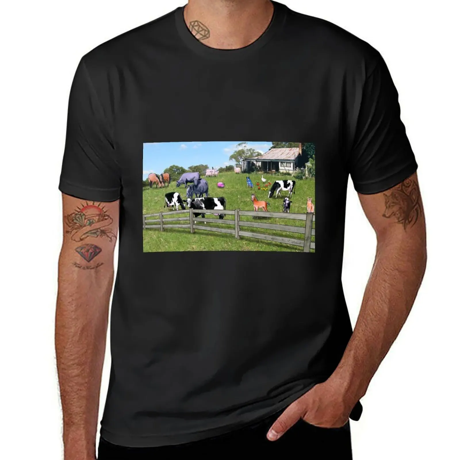 Farmyard Animals T-Shirt oversizeds new edition tees funnys mens cotton t shirts
Farmyard Animals T-Shirt oversizeds new edition tees funnys mens cotton t shirts