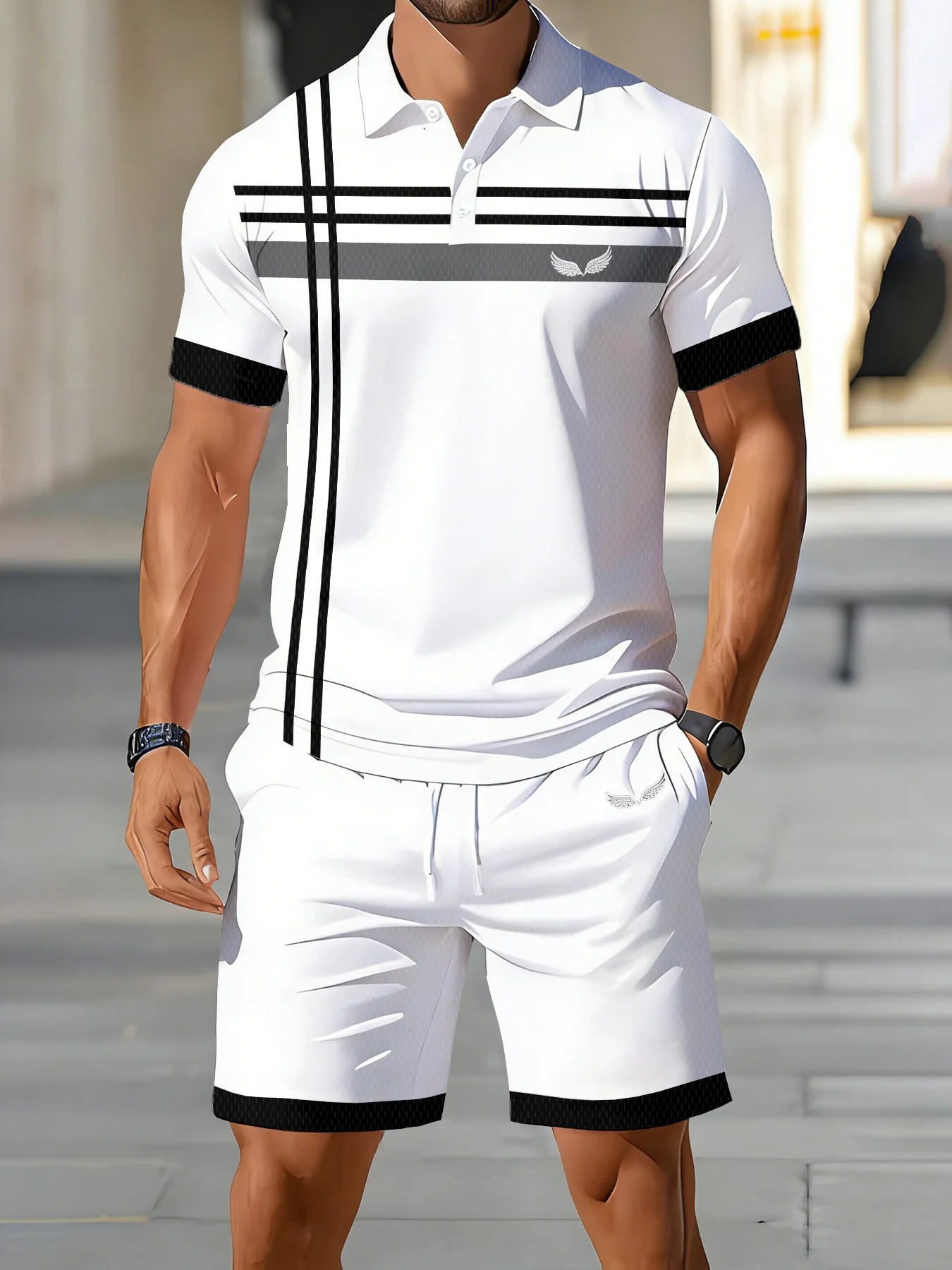 2026 Summer Men's Polo Shirt Set - 3D Printed Design Breathable Lightweight Comfortable Fashionable Outdoor Men's Clothing
2026 Summer Men's Polo Shirt Set - 3D Printed Design Breathable Lightweight Comfortable Fashionable Outdoor Men's Clothing