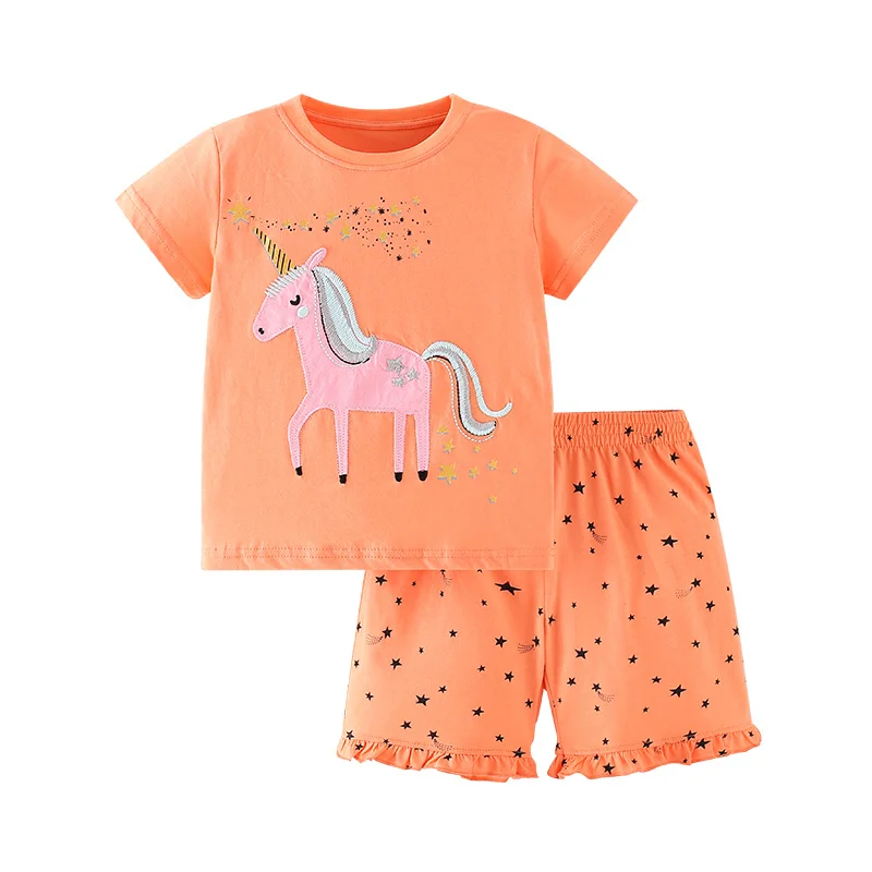 Jumping Meters Applique Bunny Baby Clothing Sets For 2-7T Girls Clothes Summer Cotton 2 pcs Set Hot Selling Suits Girls Outfits
Jumping Meters Applique Bunny Baby Clothing Sets For 2-7T Girls Clothes Summer Cotton 2 pcs Set Hot Selling Suits Girls Outfits