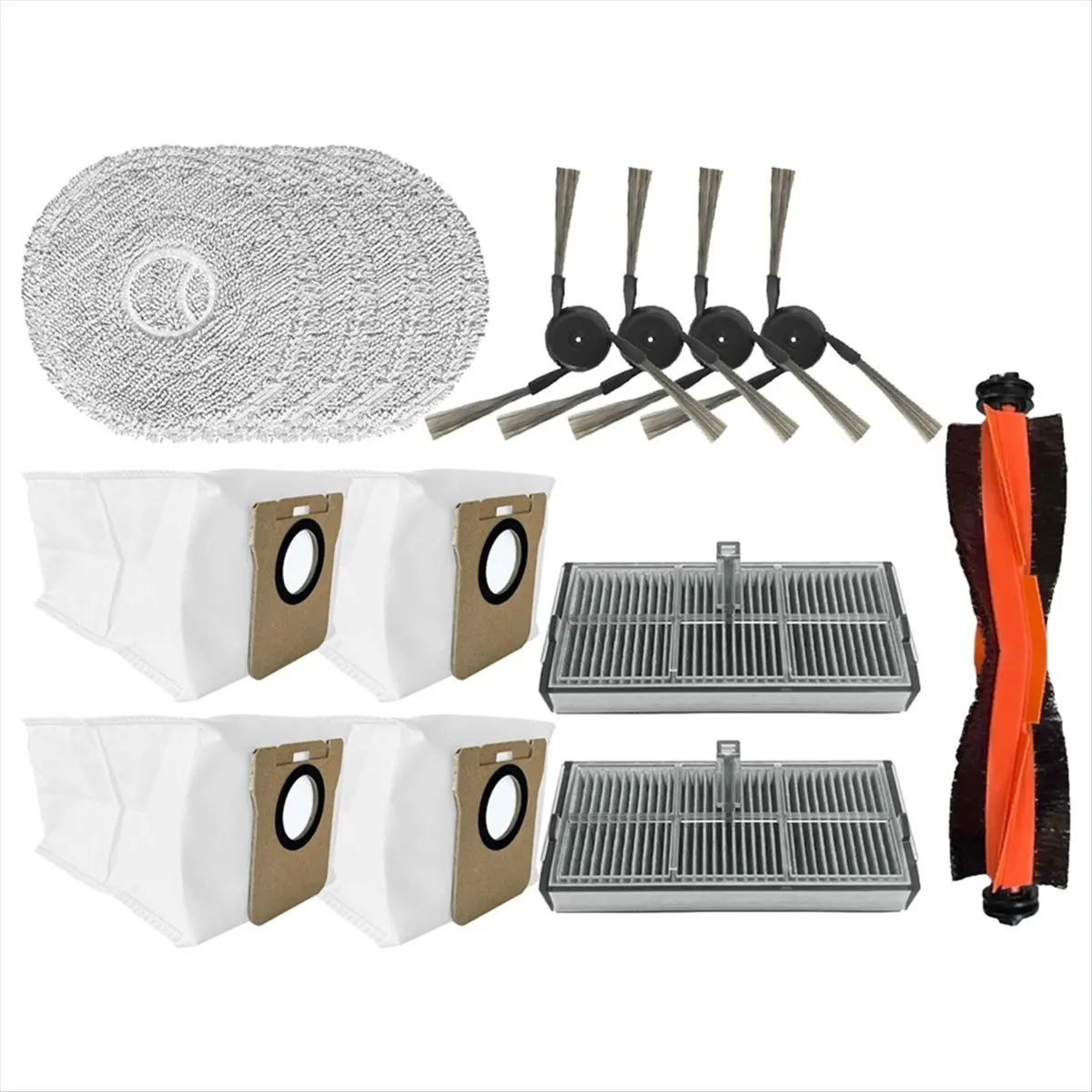 A03V 15PCS Vacuum Brush Filter Mop Cloth Dust Bag Kit for Xiaomi Mijia Omni M40 D110CN Vacuum Cleaner Replacement Parts
A03V 15PCS Vacuum Brush Filter Mop Cloth Dust Bag Kit for Xiaomi Mijia Omni M40 D110CN Vacuum Cleaner Replacement Parts