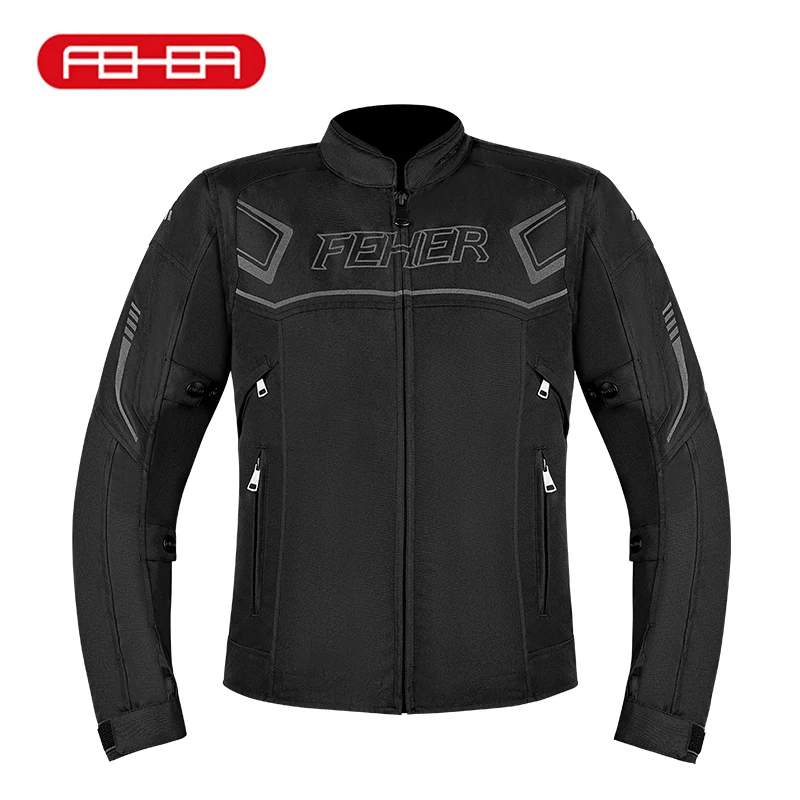 FEHER Men's Motorcycle Jacket Standing Collar All Seasons Jacket Waterproof Wear Resistant High Quality Motorcycle Riding Jacket
FEHER Men's Motorcycle Jacket Standing Collar All Seasons Jacket Waterproof Wear Resistant High Quality Motorcycle Riding Jacket