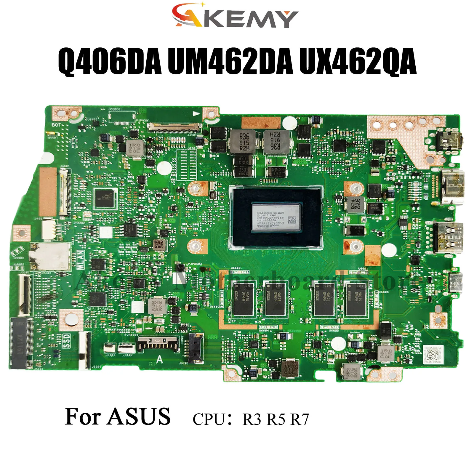 UX462DA Mainboard For ASUS Zenbook Flip 14 UM462 UX462QA UX462DA Q406DA Laptop Motherboard With R5-3500U R7-3700U 8GB/RAM
UX462DA Mainboard For ASUS Zenbook Flip 14 UM462 UX462QA UX462DA Q406DA Laptop Motherboard With R5-3500U R7-3700U 8GB/RAM