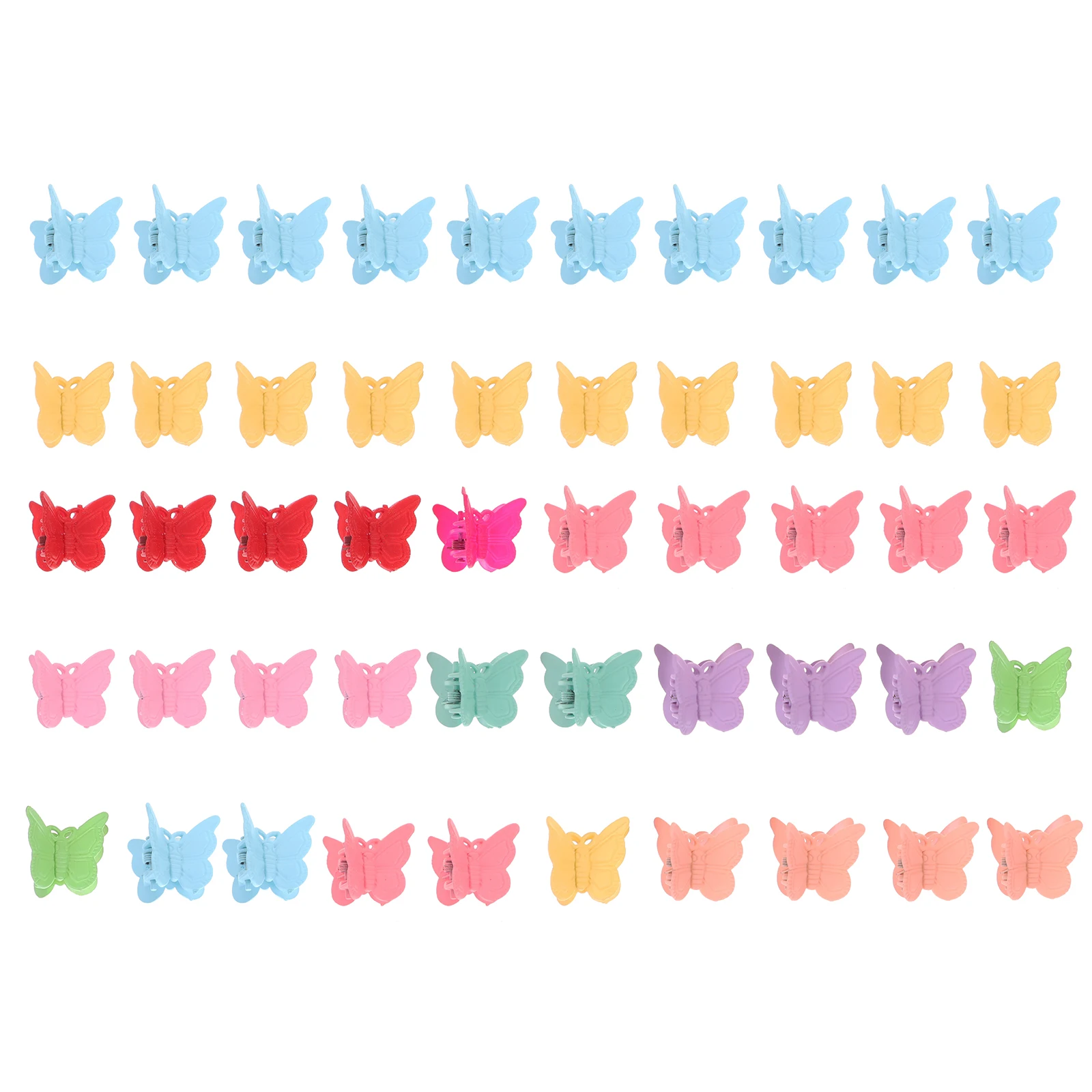 50 Pcs Women Hair Clips Small Claw Accessories Butterflies Girls naments PP Material Fashion Hairstyle Everyday Wear Party
50 Pcs Women Hair Clips Small Claw Accessories Butterflies Girls naments PP Material Fashion Hairstyle Everyday Wear Party