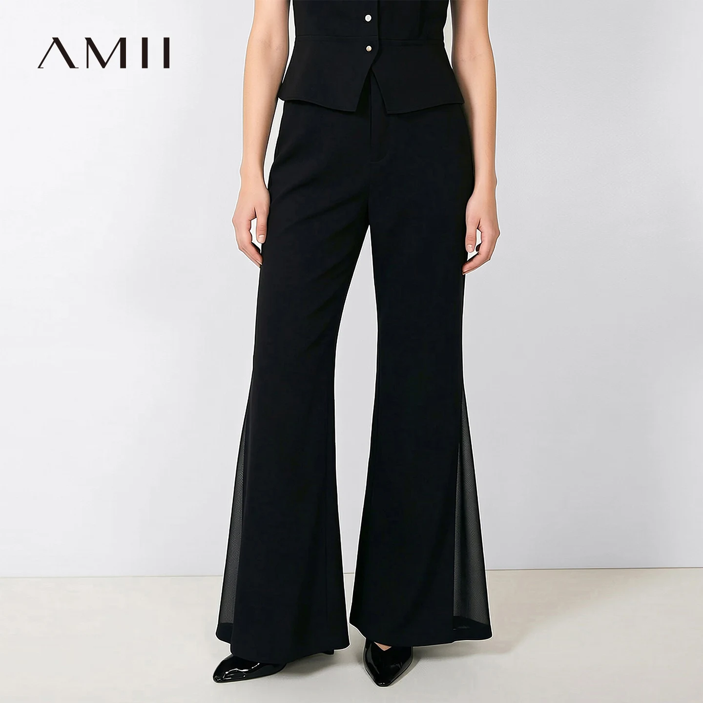 Amii Amii Women's Flare Pants 2026 Summer New Solid Color Patchwork Chiffon Trousers Casual Wide Leg Pants For Women 12642091
Amii Amii Women's Flare Pants 2026 Summer New Solid Color Patchwork Chiffon Trousers Casual Wide Leg Pants For Women 12642091