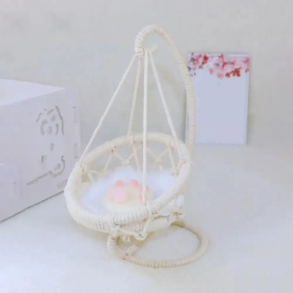 Стабильный мини-подвесной стул с подушкой, аксессуары ручной работы, игрушечный гамак, миниатюрный размер, подвесная корзина, качели
Стабильный мини-подвесной стул с подушкой, аксессуары ручной работы, игрушечный гамак, миниатюрный размер, подвесная корзина, качели