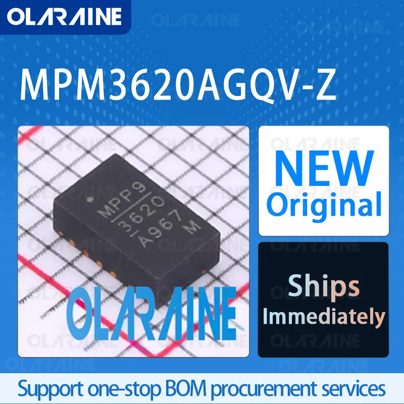 1/5/10Pcs MPM3620AGQV-Z QFN-20 original ic chip Power management module RoHS Voltage 5.5 V Output current 2 A
1/5/10Pcs MPM3620AGQV-Z QFN-20 original ic chip Power management module RoHS Voltage 5.5 V Output current 2 A