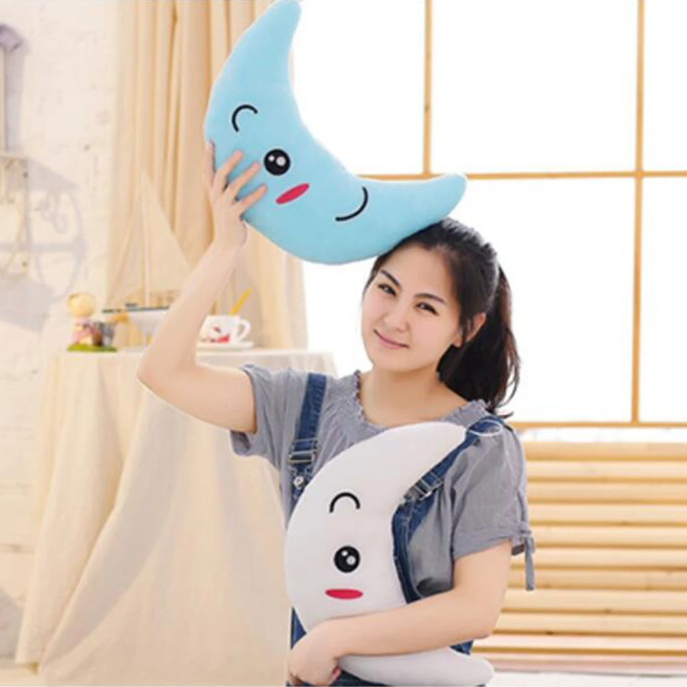 Blue Creative Light Up LED Moon Luminous Throw Pillow Glow Cushion Baby without
Blue Creative Light Up LED Moon Luminous Throw Pillow Glow Cushion Baby without