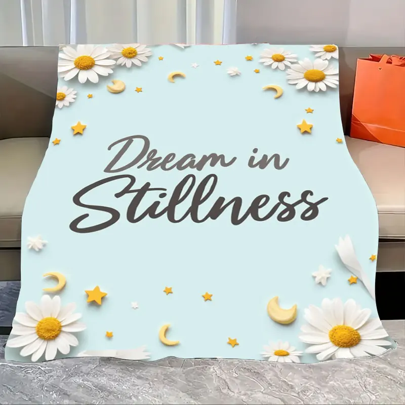 1pc Flannel Blanket "Dream in Stillness" Floral Moon Stars Throw Blanket for Cozy Nights
1pc Flannel Blanket "Dream in Stillness" Floral Moon Stars Throw Blanket for Cozy Nights