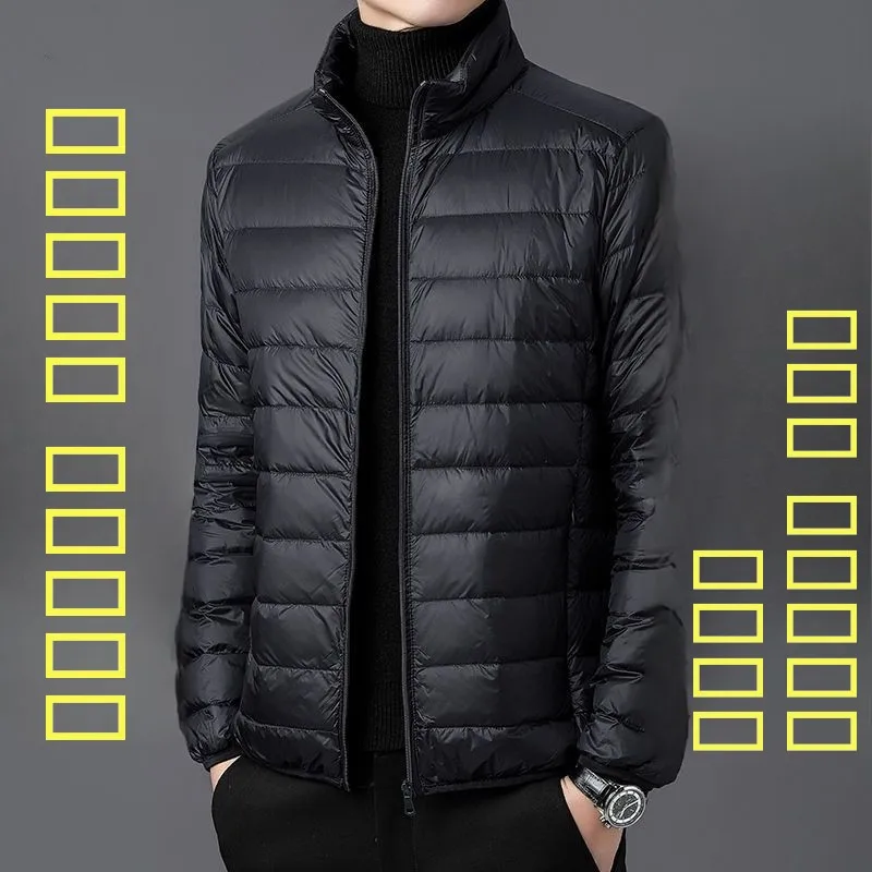 Men's Lightweight Cotton Jaet Autumn Winter Stand Collar Casual down Cotton Coat Hooded ort Size Large Warmth
Men's Lightweight Cotton Jaet Autumn Winter Stand Collar Casual down Cotton Coat Hooded ort Size Large Warmth