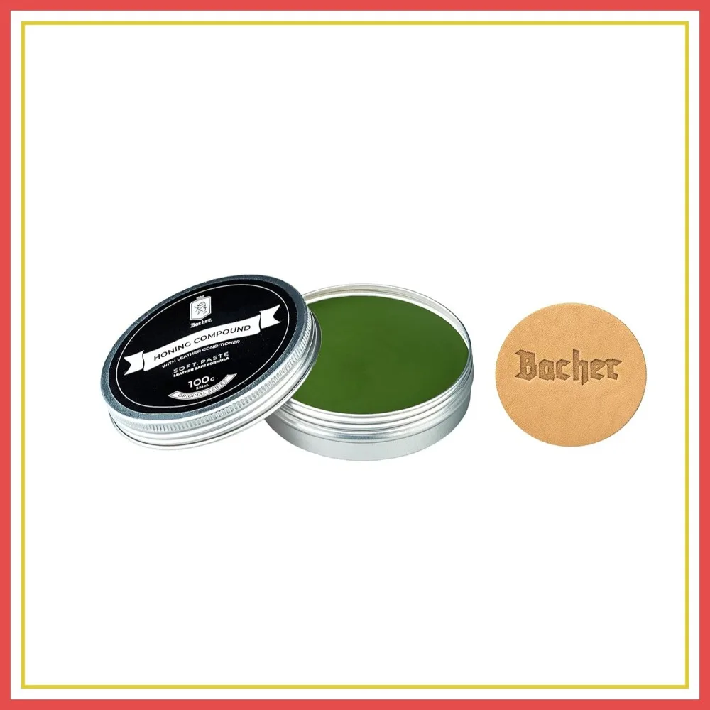 Green Polishing Compound for Leather Strop Sharpening - 100g (3.53 Oz)
Green Polishing Compound for Leather Strop Sharpening - 100g (3.53 Oz)