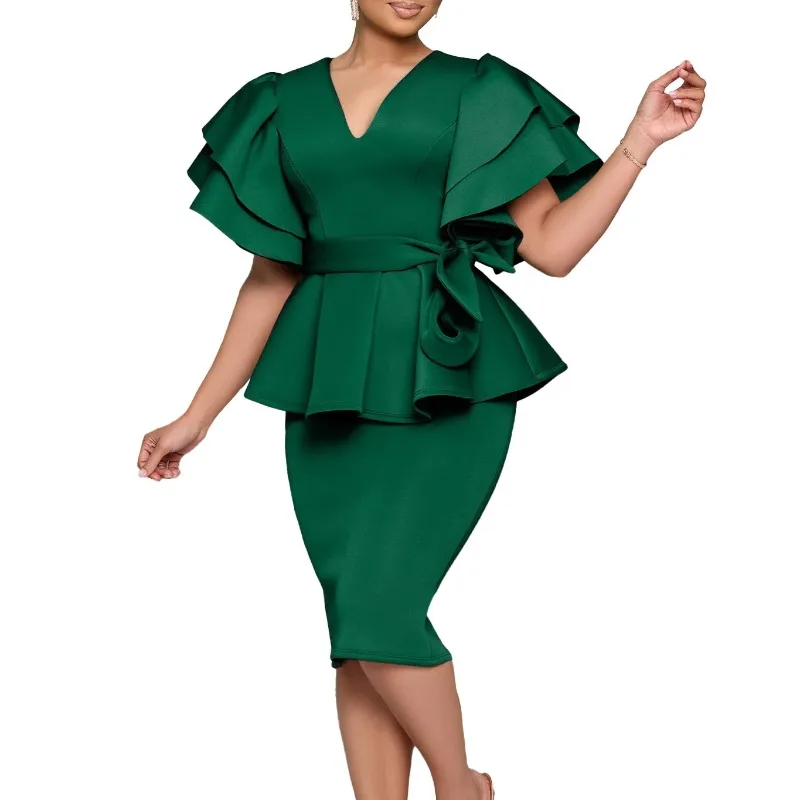Elegant African Dresses For Women 2025 Dashiki Spring Summer Midi Dress Office Ladies Traditional African Clothing Fairy Dreaes
Elegant African Dresses For Women 2025 Dashiki Spring Summer Midi Dress Office Ladies Traditional African Clothing Fairy Dreaes