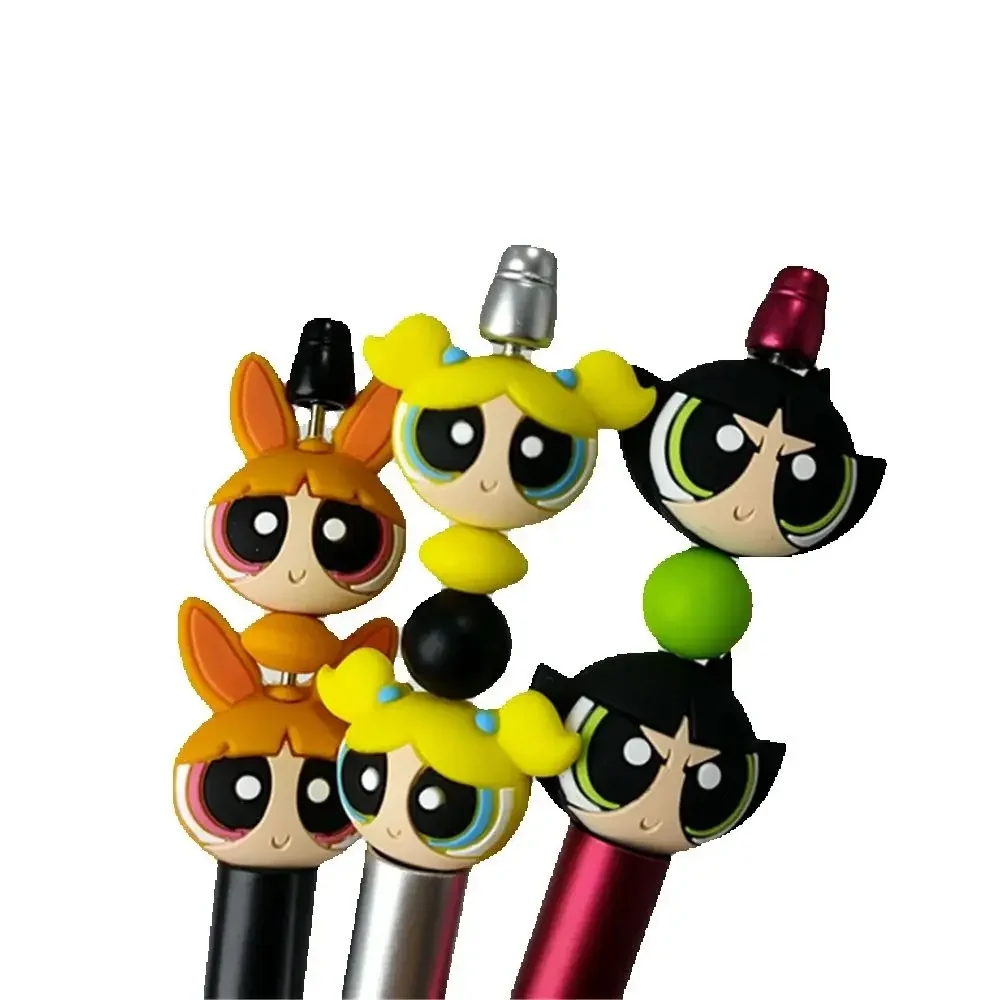 5pcs The Powerpuff Girls 3D focal Silicone beads Teether Jewelry Beads Food Grade For pen Pacifier Chain
5pcs The Powerpuff Girls 3D focal Silicone beads Teether Jewelry Beads Food Grade For pen Pacifier Chain