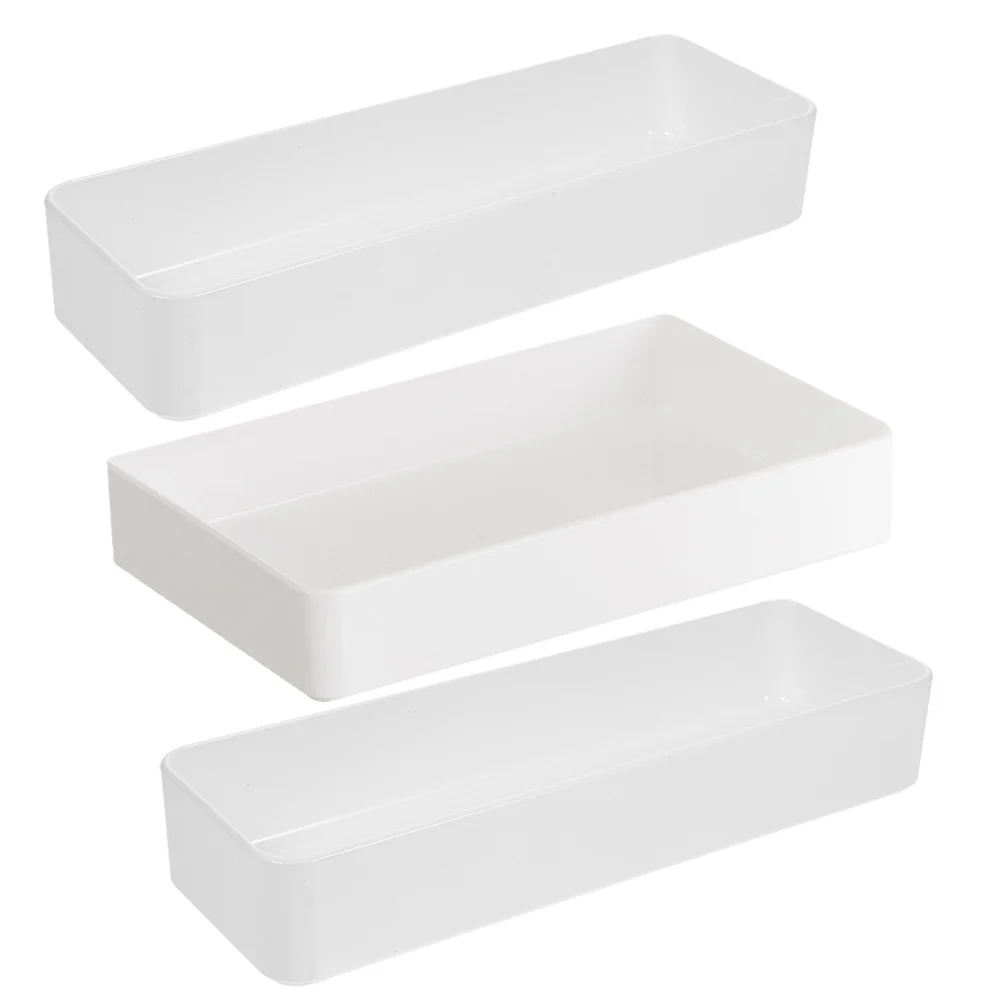 3 Pcs Drawer Organizer Silverware Holder Kitchen Utensil Tray Tableware Cutlery Container PET Countertop Storage Box Organizer
3 Pcs Drawer Organizer Silverware Holder Kitchen Utensil Tray Tableware Cutlery Container PET Countertop Storage Box Organizer