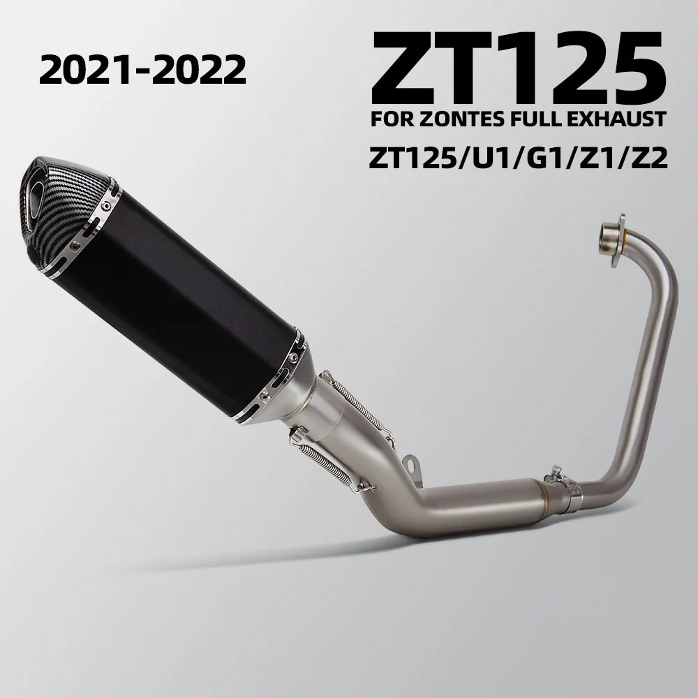 For Zontes ZT125 U1 G1 Z1 Z2 2021-2025 Full System Motorcycle Exhaust Manifold Connect Hexagonal Muffler with DB Killer
For Zontes ZT125 U1 G1 Z1 Z2 2021-2025 Full System Motorcycle Exhaust Manifold Connect Hexagonal Muffler with DB Killer