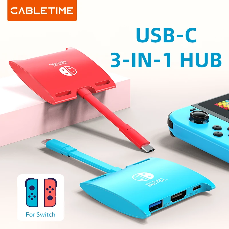 CABLETIME Video Capture Card Dock for Switch Nintendo USB C to HDMI 4K PD Fast Charging USB 3.0 Docking for Laptop Dell Multi
CABLETIME Video Capture Card Dock for Switch Nintendo USB C to HDMI 4K PD Fast Charging USB 3.0 Docking for Laptop Dell Multi