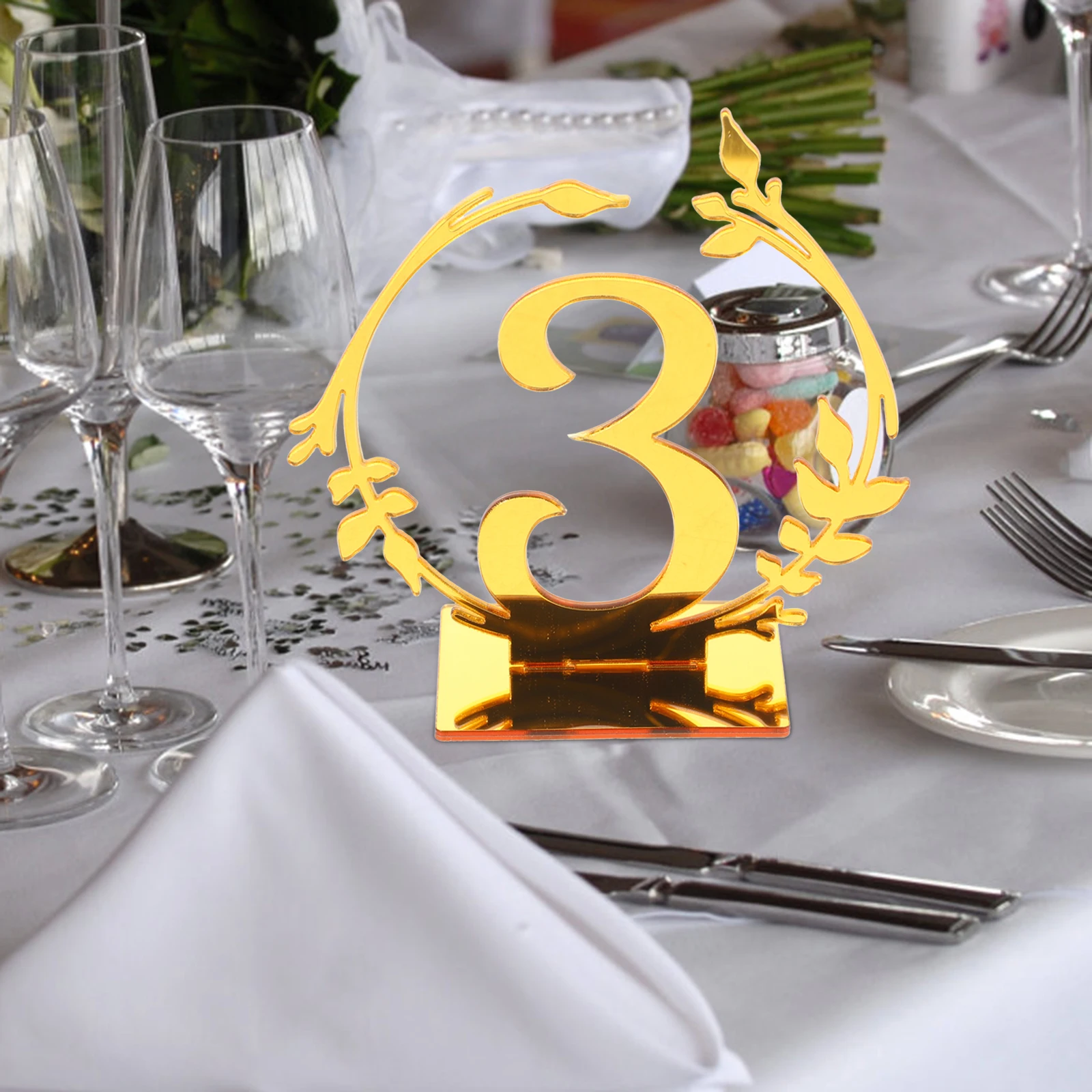 20Pcs Smooth Acrylic Table Number Signs Table Centerpieces Elegant Decor for Weddings and Receptions
20Pcs Smooth Acrylic Table Number Signs Table Centerpieces Elegant Decor for Weddings and Receptions