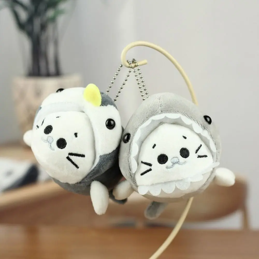 PP Cotton Seal Doll Pendant Fluffy Dress Up Plush Cosplay Seal Keychain Hanging Decoration Cartoon Sea Lion Key Chain Kids Gifts
PP Cotton Seal Doll Pendant Fluffy Dress Up Plush Cosplay Seal Keychain Hanging Decoration Cartoon Sea Lion Key Chain Kids Gifts