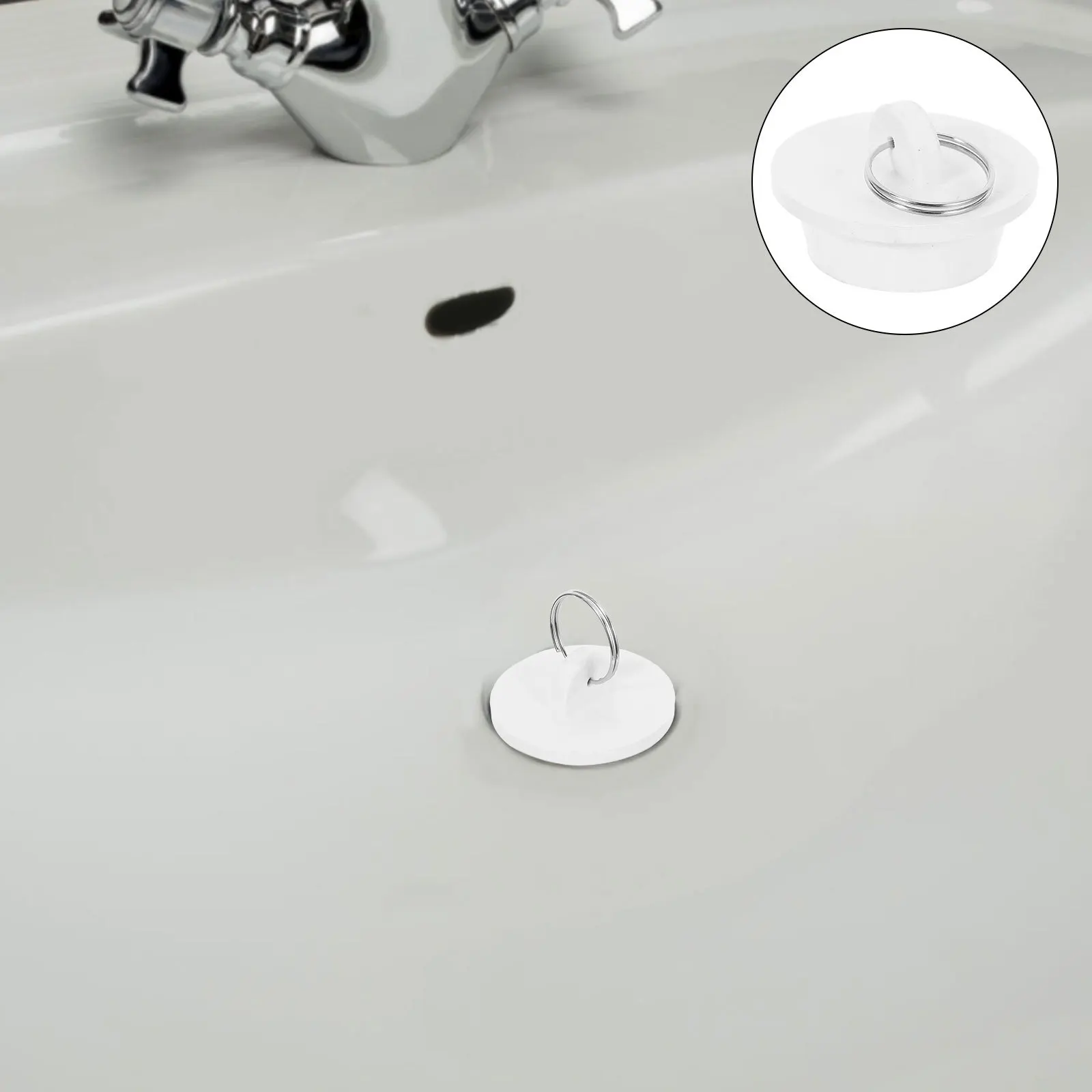 Rubber Drain Plug Sink Stopper Kitchen Bathroom Bathtub Tub Plug Leak Proof Seal Stopper Bathroom Drain Cover Pull Ring
Rubber Drain Plug Sink Stopper Kitchen Bathroom Bathtub Tub Plug Leak Proof Seal Stopper Bathroom Drain Cover Pull Ring