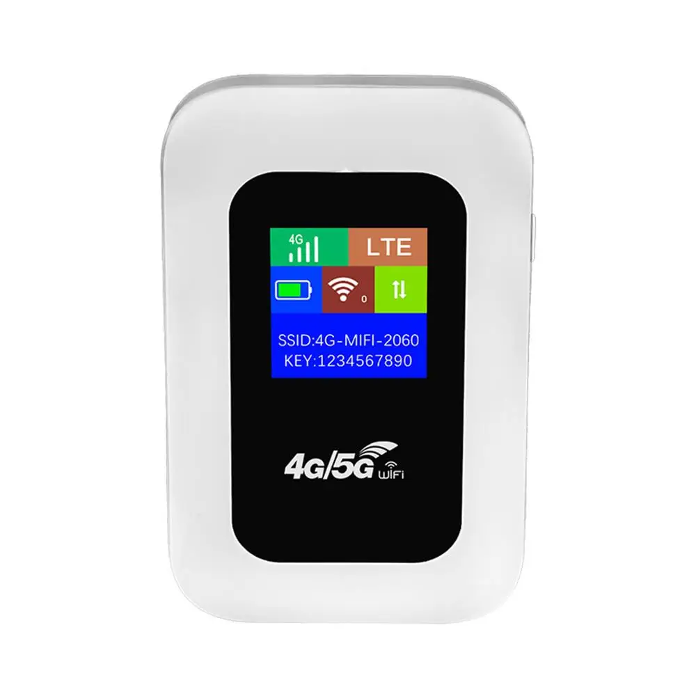 4G wireless mobile MiFi colorful screen portable LTE ROUTER Wireless WIFI can insert SIM card 4G5G ROUTER High-Speed Internet
4G wireless mobile MiFi colorful screen portable LTE ROUTER Wireless WIFI can insert SIM card 4G5G ROUTER High-Speed Internet