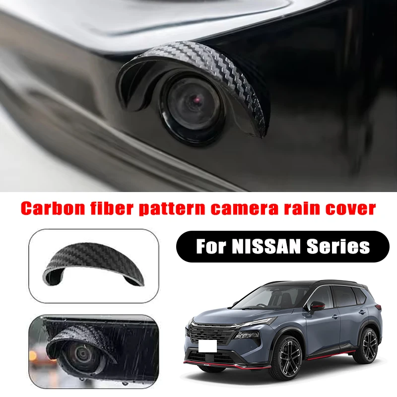 2Pcs carbon fiber patterned rear camera rain and waterproof cover For NISSAN Series car rearview camera protection trim
2Pcs carbon fiber patterned rear camera rain and waterproof cover For NISSAN Series car rearview camera protection trim