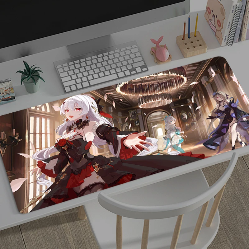 Mouse Pad Large Honkai Impact 3 Computer Office Game Table Mats Rubber Anti-slip Gaming Keyboard coaster Long Desk Pads Mousepad
Mouse Pad Large Honkai Impact 3 Computer Office Game Table Mats Rubber Anti-slip Gaming Keyboard coaster Long Desk Pads Mousepad