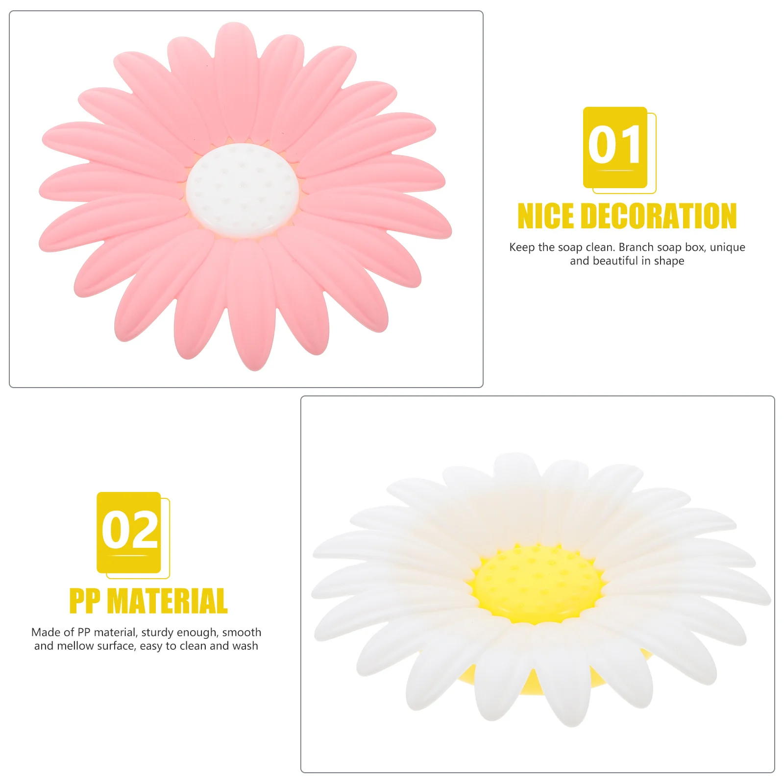 4pcs Soap Box Multi-Function Drainage Stand Household Bathroom Accessory Decorative Storage Holder For Shower Kitchen Use
4pcs Soap Box Multi-Function Drainage Stand Household Bathroom Accessory Decorative Storage Holder For Shower Kitchen Use