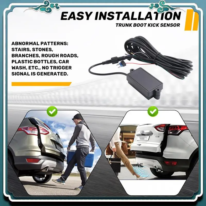 ABTU-1 Foot Activated Trunk Boot Kick Sensor For Smart Auto Electric Tail Gate Lift Flaps Open Car Door
ABTU-1 Foot Activated Trunk Boot Kick Sensor For Smart Auto Electric Tail Gate Lift Flaps Open Car Door