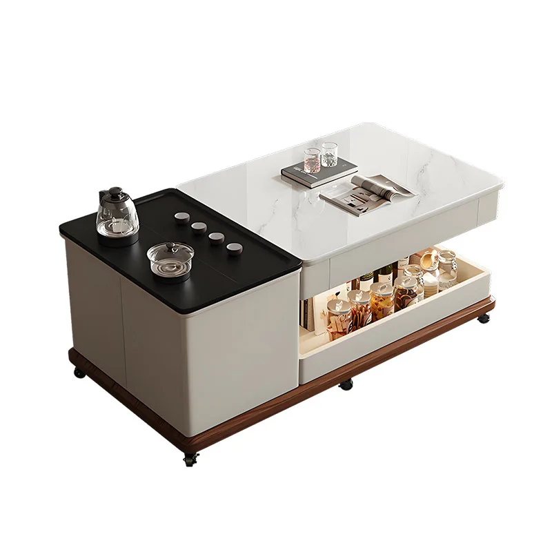 Manufacturer hair rock slab coffee integrated movable multi-functional living room home light luxury
Manufacturer hair rock slab coffee integrated movable multi-functional living room home light luxury