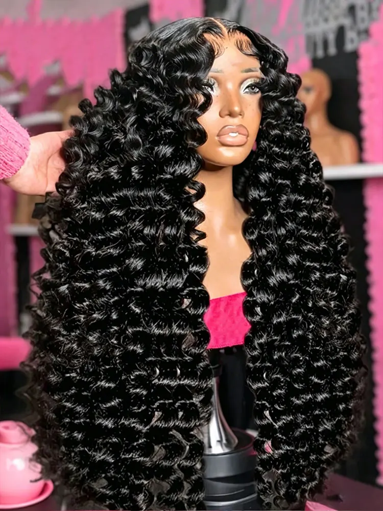 13x6 13x4 HD Loose Deep Wave Lace Front Wig 250% Density Glueless Curly Human Hair Wigs Deep Wave HD Transparent Lace Front Wigs Human Hair
13x6 13x4 HD Loose Deep Wave Lace Front Wig 250% Density Glueless Curly Human Hair Wigs Deep Wave HD Transparent Lace Front Wigs Human Hair