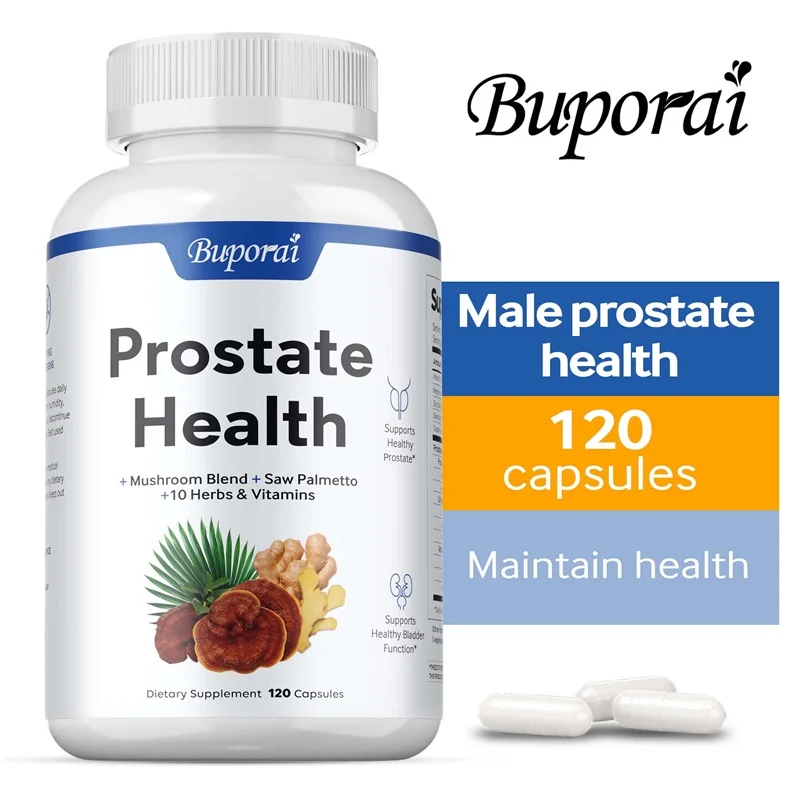 Prostate Health - Support Prostate and Heart Health, Enhance Immunity, Antioxidant, Scavenger Free Radicals, 120 Capsules
Prostate Health - Support Prostate and Heart Health, Enhance Immunity, Antioxidant, Scavenger Free Radicals, 120 Capsules