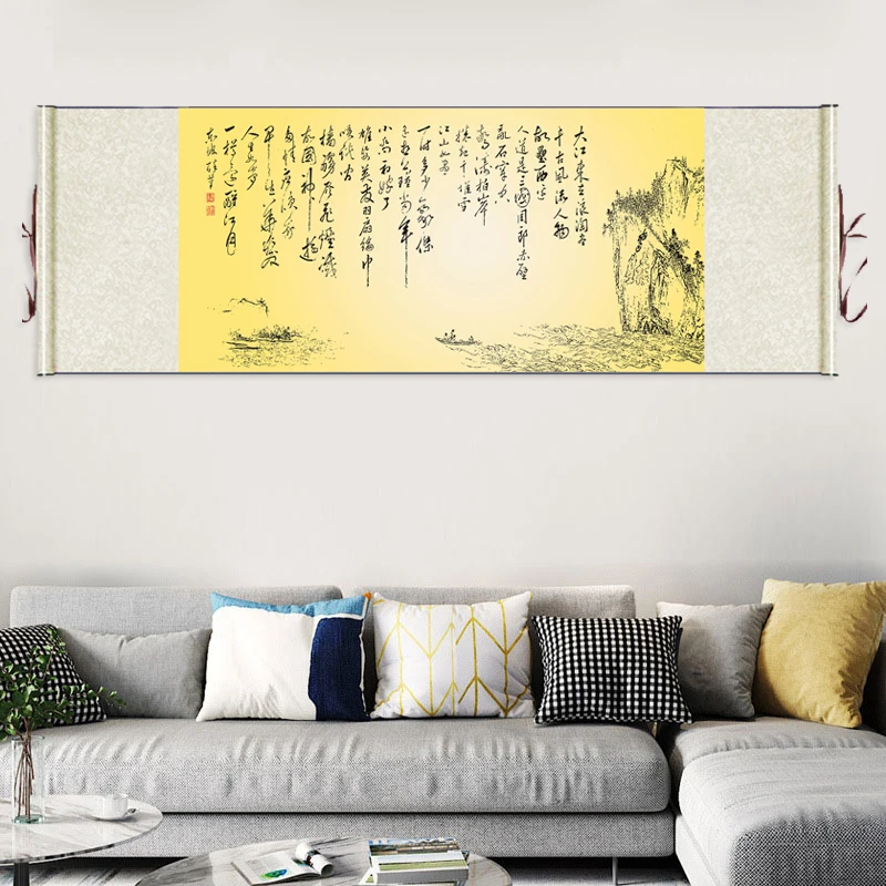 Vintage Wall Decoration Landscape Bamboo and Stone Painting Bohemian Home Decor Poster Canvas Living Room Decor Mural Art
Vintage Wall Decoration Landscape Bamboo and Stone Painting Bohemian Home Decor Poster Canvas Living Room Decor Mural Art