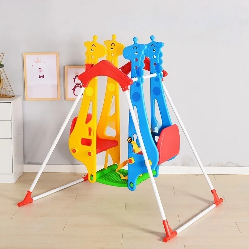 Thickened Double Swing Frame Giraffe Design Indoor Kids Swing Toy for Home and Kindergarten Use
Thickened Double Swing Frame Giraffe Design Indoor Kids Swing Toy for Home and Kindergarten Use