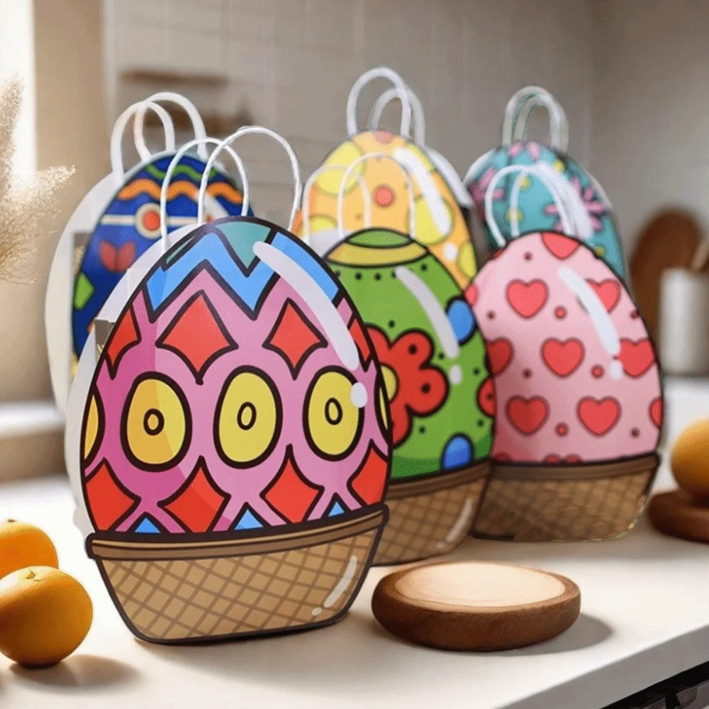 10pcs Biscuit Bag Colorful Easter Egg Bags Heart Flower Easter Paper Gift Bags with Handles Cute Gift Packaging Box Party Favors
10pcs Biscuit Bag Colorful Easter Egg Bags Heart Flower Easter Paper Gift Bags with Handles Cute Gift Packaging Box Party Favors