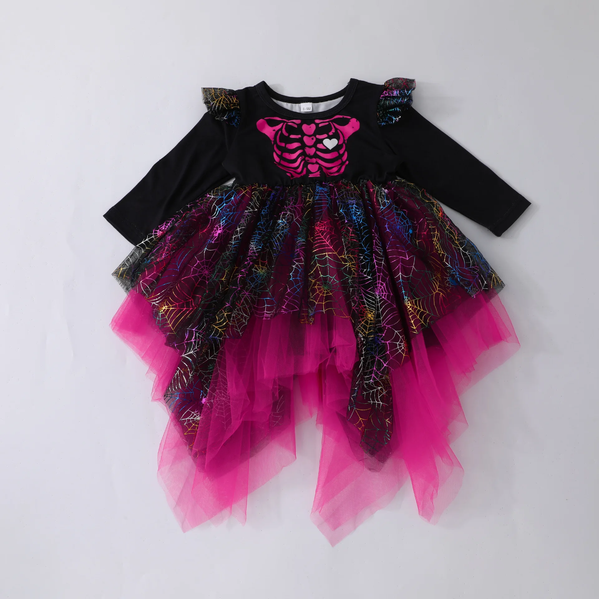 New Baby Girls Cute Cartoon Halloween Dress Long Sleeves Spliced Mesh Yarn Irregular Dress Autumn Princess Party Tutu Dresses
New Baby Girls Cute Cartoon Halloween Dress Long Sleeves Spliced Mesh Yarn Irregular Dress Autumn Princess Party Tutu Dresses