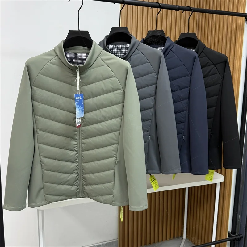 Мужская пуховая куртка премиум-класса с пэчворк-дизайном, на флисовой подкладке, с воротником-стойкой, для активного отдыха, осенне-зимняя, теплая, из полиэфирного волокна, с наполнителем из пуха
Мужская пуховая куртка премиум-класса с пэчворк-дизайном, на флисовой подкладке, с воротником-стойкой, для активного отдыха, осенне-зимняя, теплая, из полиэфирного волокна, с наполнителем из пуха