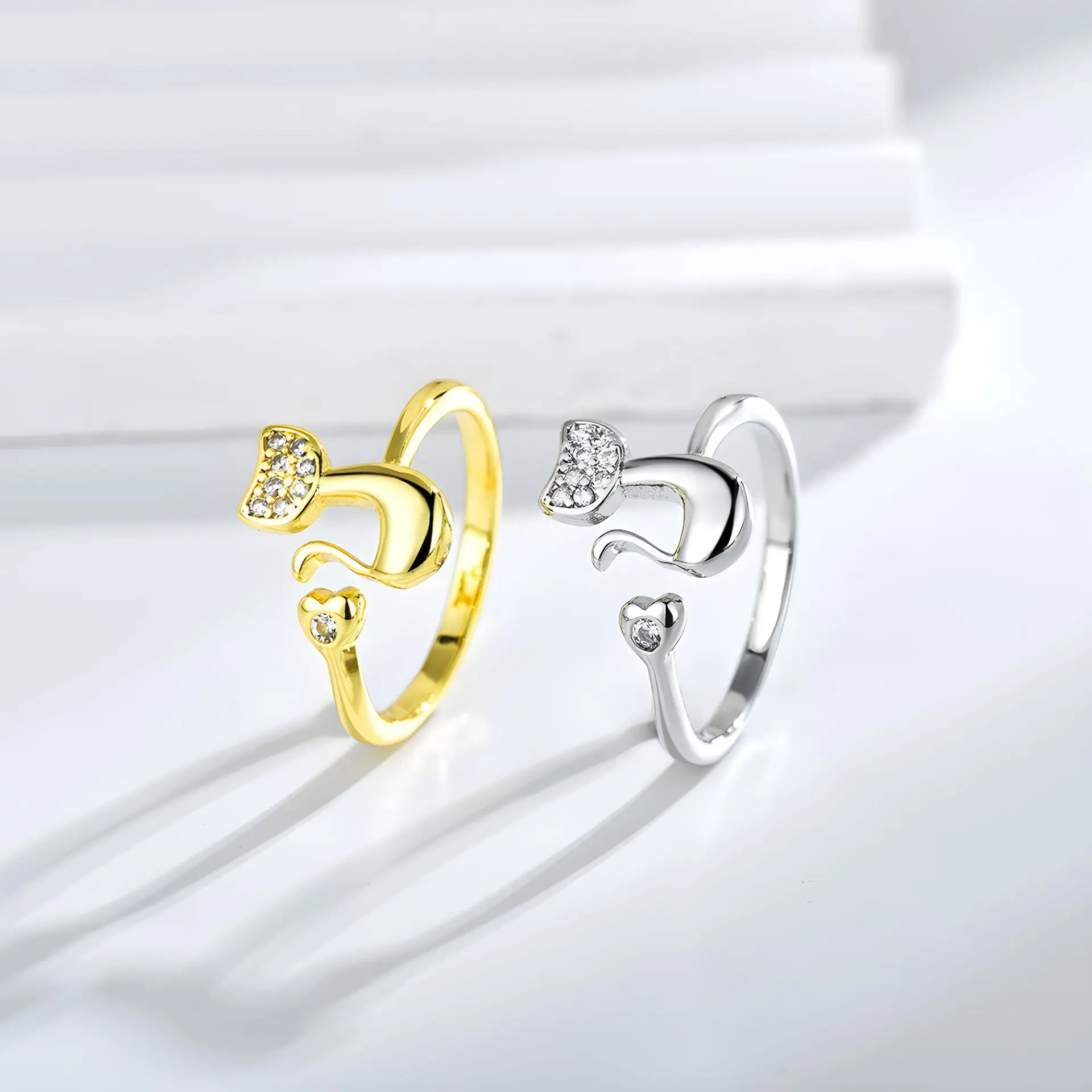 2025 Fashionable and versatile, cute cat rings, couple open rings, creative personality, cartoon rings, mother's day gifts
2025 Fashionable and versatile, cute cat rings, couple open rings, creative personality, cartoon rings, mother's day gifts