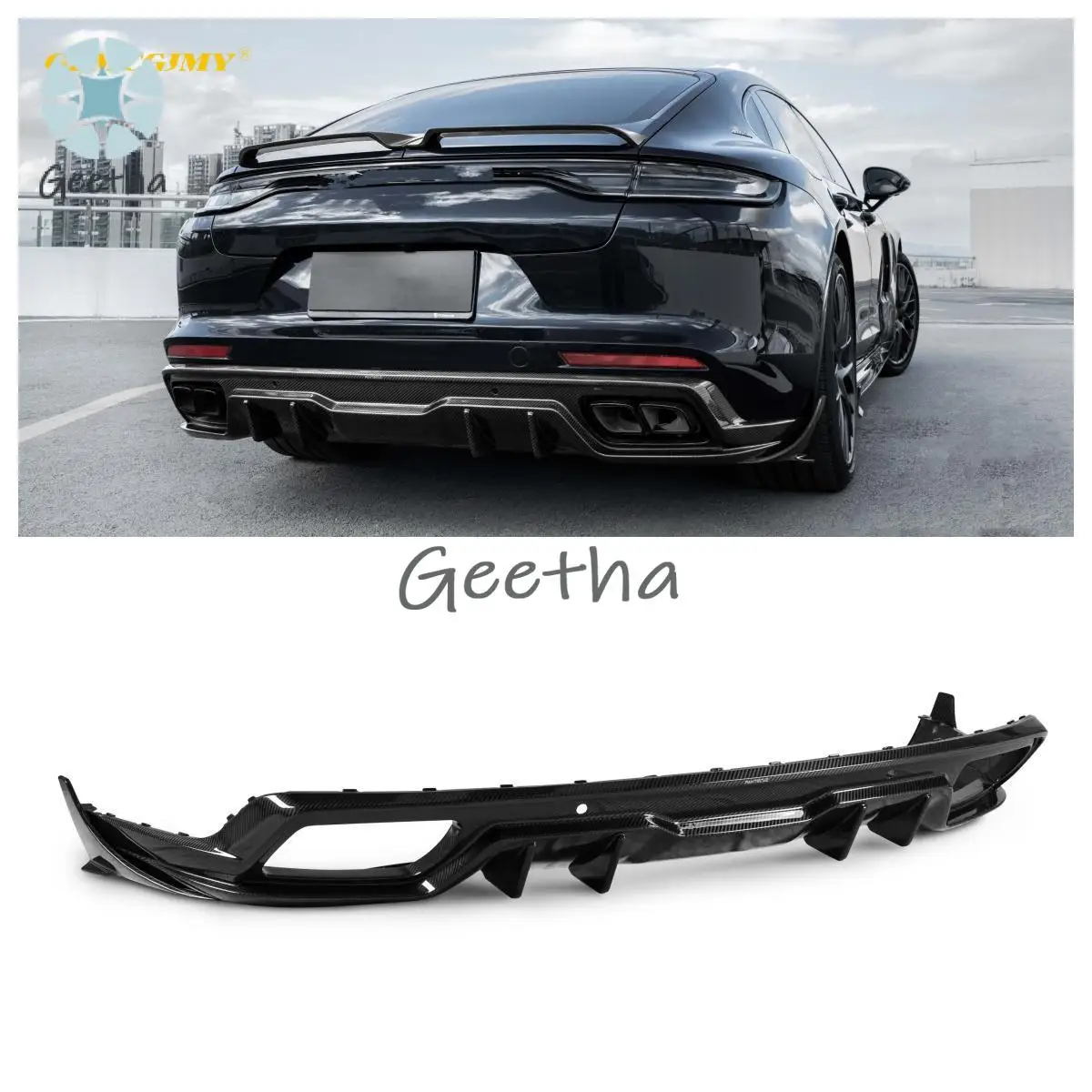 High Quality 971 Carbon Fiber Rear Bumper Spoiler Suitable for Porsche Panamera 971 Carbon Fiber Diffuser
High Quality 971 Carbon Fiber Rear Bumper Spoiler Suitable for Porsche Panamera 971 Carbon Fiber Diffuser
