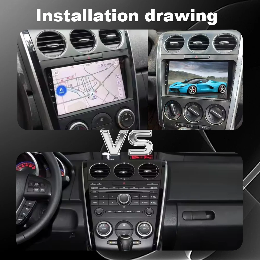 Android 16 Carplay For MAZDA CX-7 CX7 2007 2008 2009 2010 2011 2012 2013 2014 Car Radio Stereo Multimedia Player 2din Head Unit
Android 16 Carplay For MAZDA CX-7 CX7 2007 2008 2009 2010 2011 2012 2013 2014 Car Radio Stereo Multimedia Player 2din Head Unit