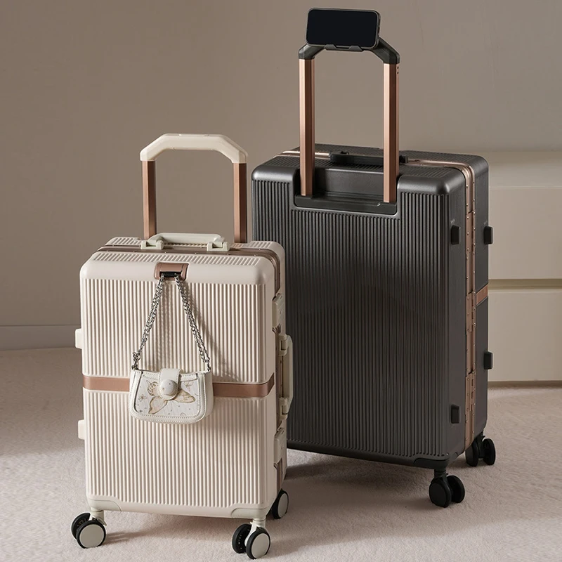 28-inch Luggage Trolley Case 2026 New Model Thickened Aluminum-Frame Travel Suitcase with 20-inch Carry-On Luggage
28-inch Luggage Trolley Case 2026 New Model Thickened Aluminum-Frame Travel Suitcase with 20-inch Carry-On Luggage