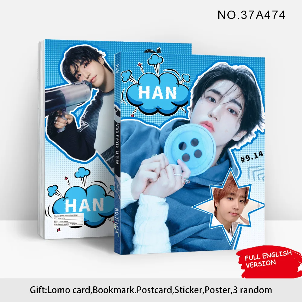 STRAYKIDS Album HAN Peripheral Album Poster Idol 80p Photo KOPO Magazine Gift Promotion Album Star Photo Magazine KOPO Fan Perip
STRAYKIDS Album HAN Peripheral Album Poster Idol 80p Photo KOPO Magazine Gift Promotion Album Star Photo Magazine KOPO Fan Perip